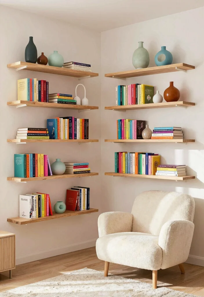 16 Bookshelves Ideas for Bedroom That Feel Stylish & Functional - 8. Open Shelving for Simple Access 1
