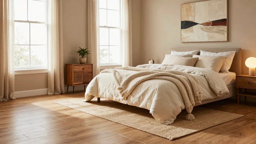 16 Wooden Tiles Flooring Bedroom Ideas With Warm Natural Texture