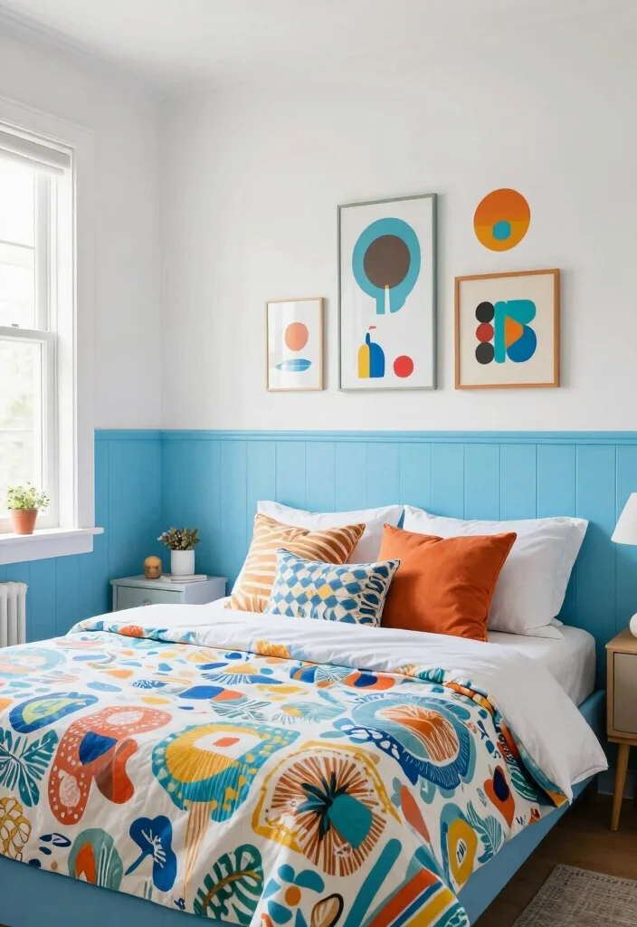 17 Half Wall Paneling Ideas Bedroom Designs Will Love - 4. Painted Paneling 1