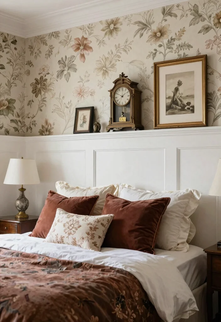 17 Half Wall Paneling Ideas Bedroom Designs Will Love - 9. Half Wall Wainscoting 1