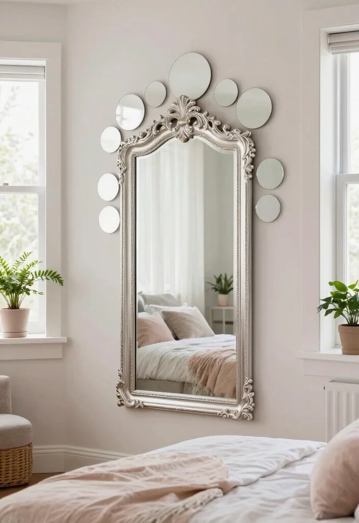 18 Bedroom Wall Decor Aesthetic Ideas That Transform Your Space - 7. Statement Mirrors 1
