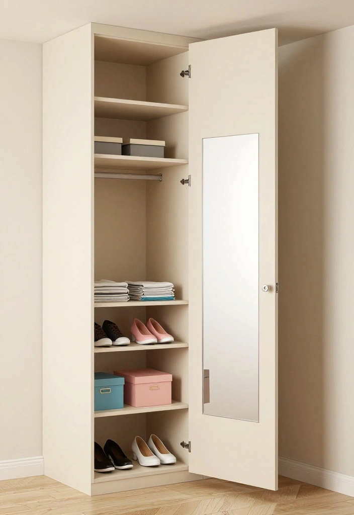 18 Built in Shelves Bedroom Ideas That Maximize Every Inch - 3. Built-in Wardrobe Shelves for Optimal Storage 1