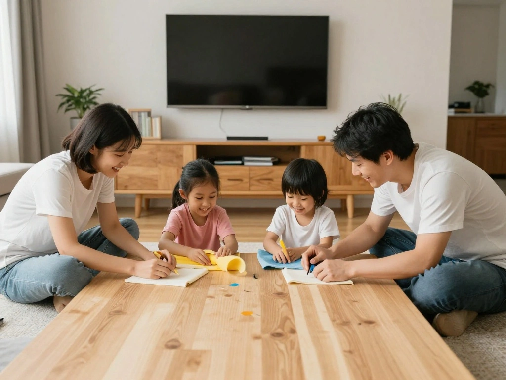 How to Clean Your Living Room: Family-Friendly Tips for a Spotless Space! - Step 8: Involve the Family 1