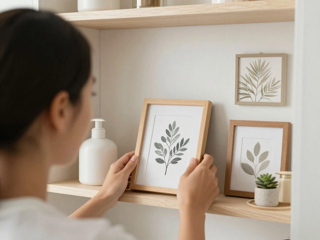 How to Decorate Shelves in Your Bathroom for a Stunning Look - Step 5: Add Smaller Decorative Items 1