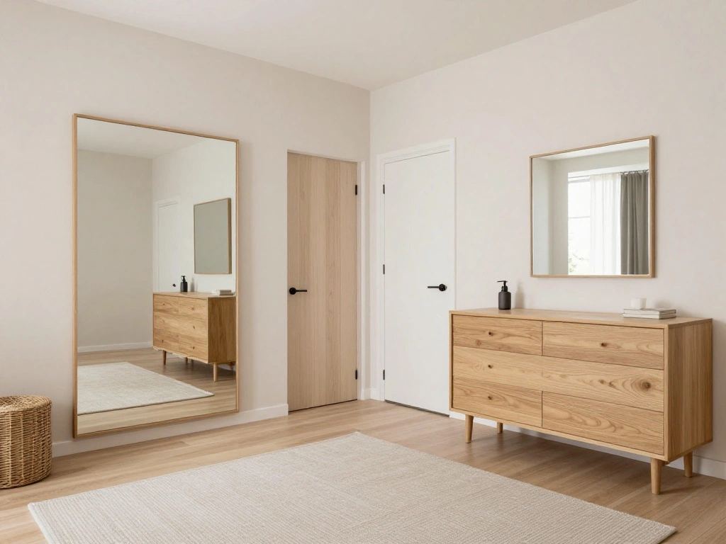 How to Furnish a Small Bedroom: Smart Tips for Space Optimization - Step 5: Use Light Colors and Mirrors 1