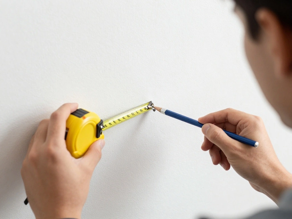 How to Hang a Bathroom Mirror: Step-by-Step Guide for Stunning Decor - Step 2: Measure and Mark the Wall 1