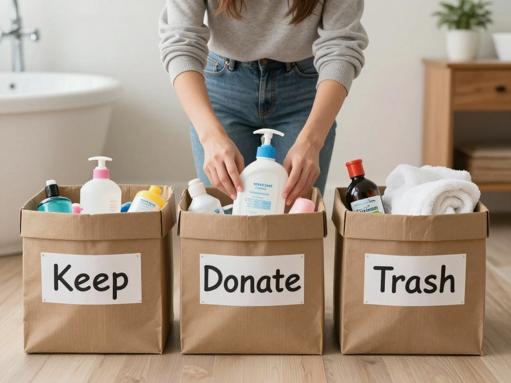 How to Organize Your Bathroom in Style Without Breaking the Bank - Step 1: Declutter Your Bathroom 1