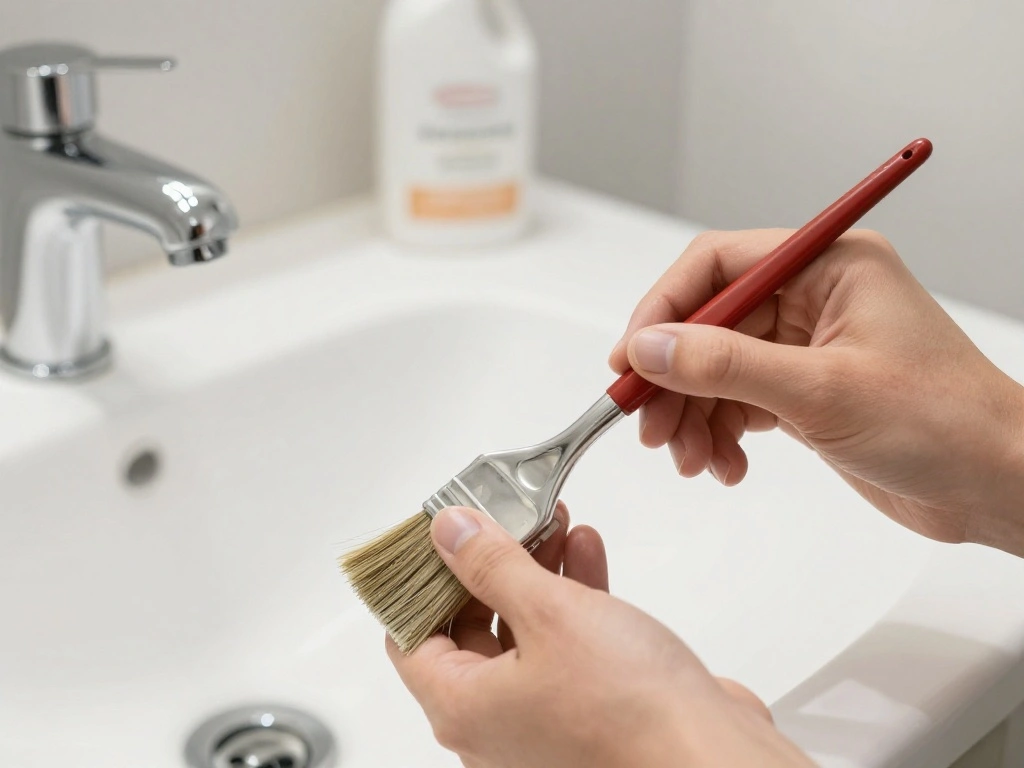 How to Upgrade Your Bathroom Vanity on a Budget - Step 6: Paint the Vanity 1