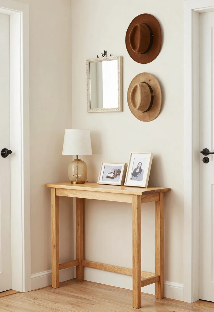 12 Console Tables That Impress Guests at Your Entryway - 11. Narrow Console Table for Small Spaces 1