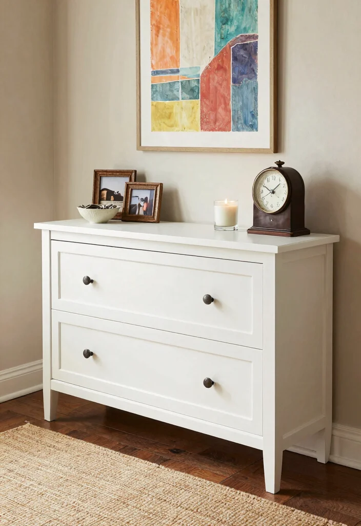 12 Console Tables That Impress Guests at Your Entryway - 2. Farmhouse Style Table with Drawers 1