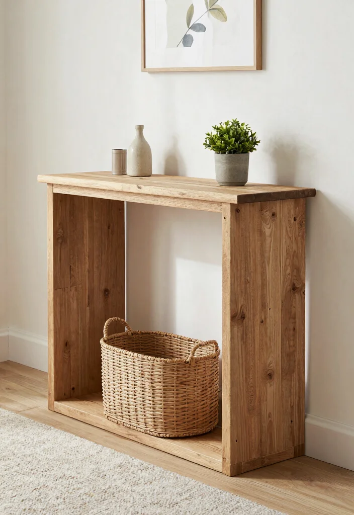12 Console Tables That Impress Guests at Your Entryway - 9. Console Table with a Folding Feature 1