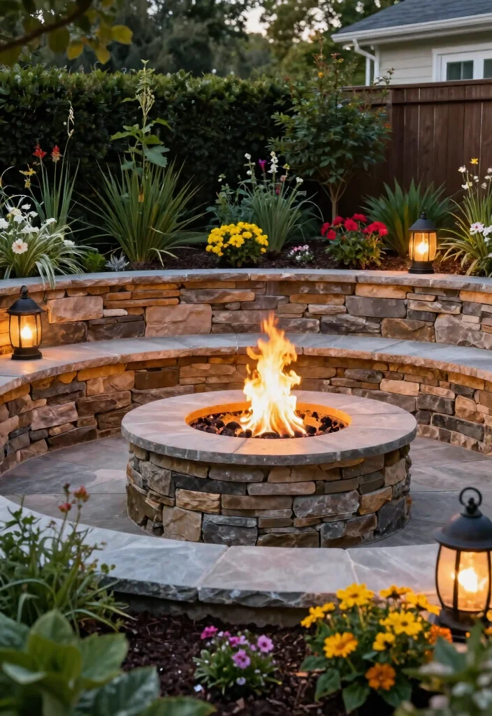 12 Raised Fire Pit Kits That Busy Homeowners Love - 5. Multi-Level Fire Pit Kit 1