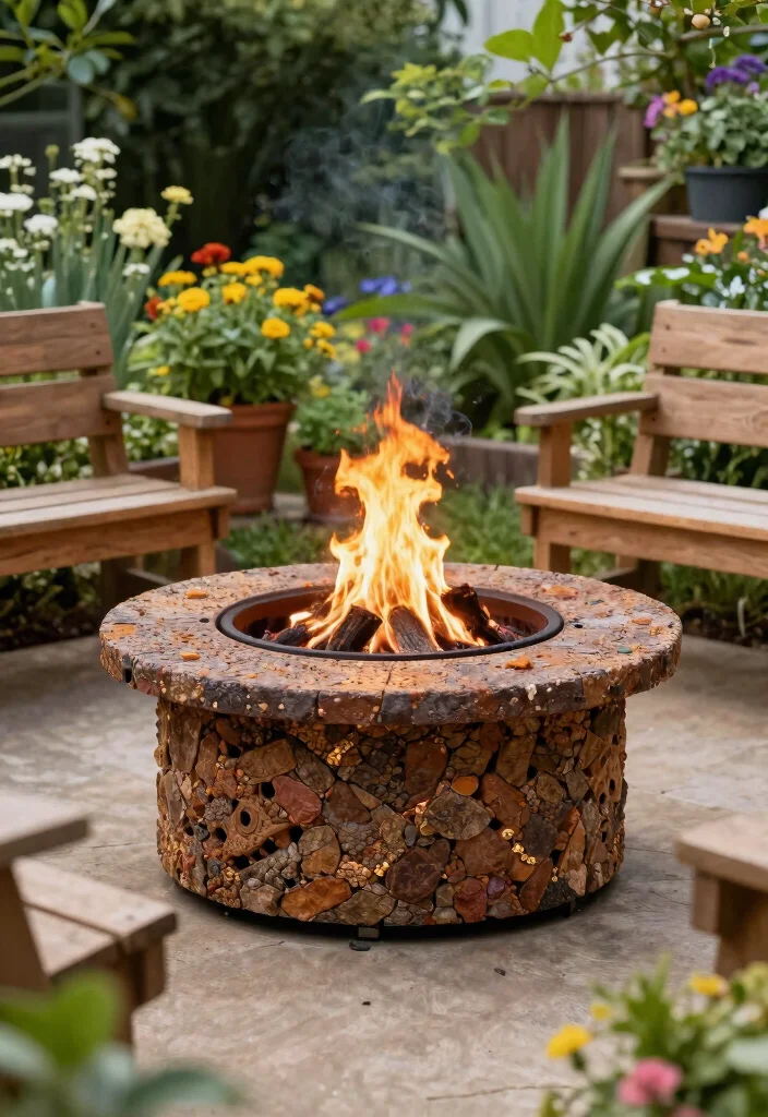 12 Raised Fire Pit Kits That Busy Homeowners Love - 8. Eco-Friendly Fire Pit Kit 1