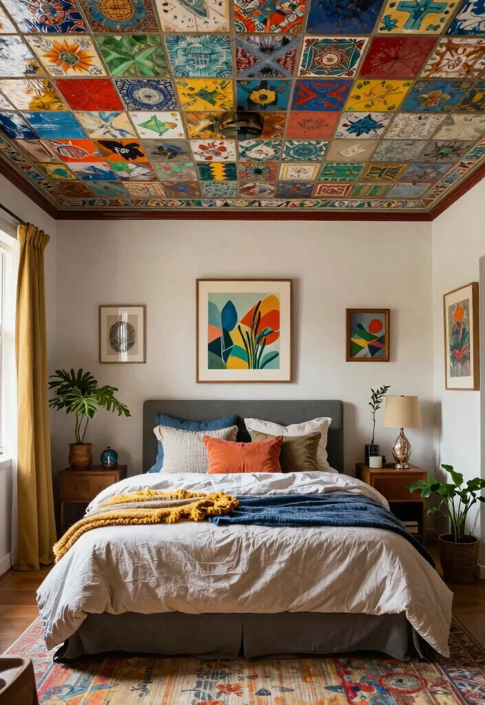 13 Authentic Rustic Tin Ceilings for Vintage Lovers - 10. Reflecting Your Personality with Tin 1