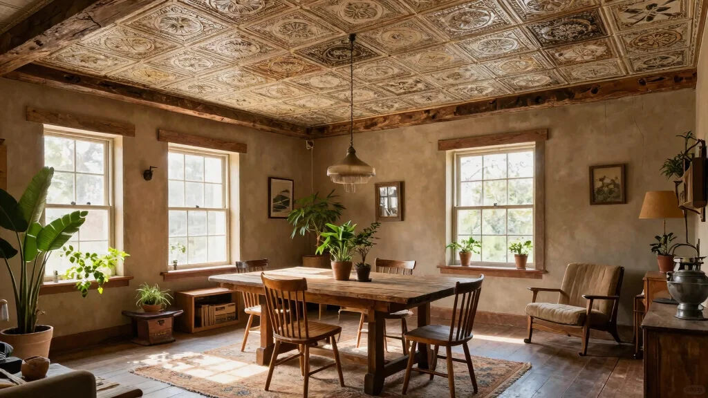 13 Authentic Rustic Tin Ceilings for Vintage Lovers