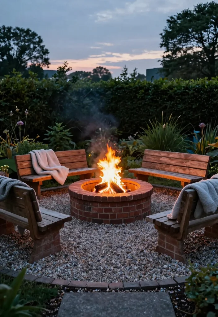 13 DIY Pea Gravel Fire Pit Setups for Beginners - 1. The Classic Circle 1