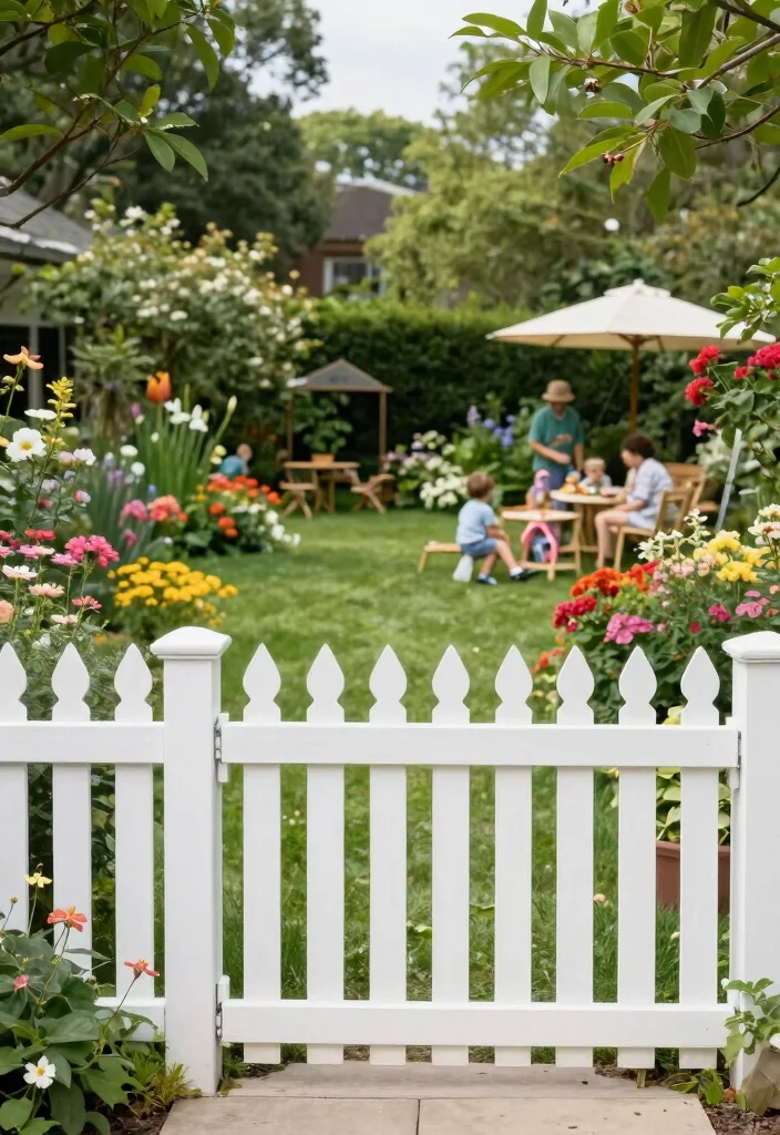 13 Fence Paint Colors That Hide Dirt from Active Families - 10. Classic White 1