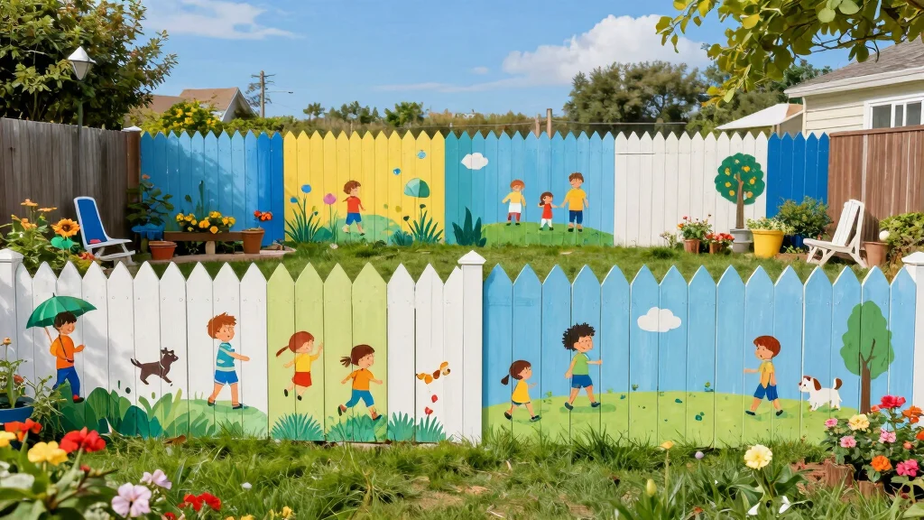 13 Fence Paint Colors That Hide Dirt from Active Families