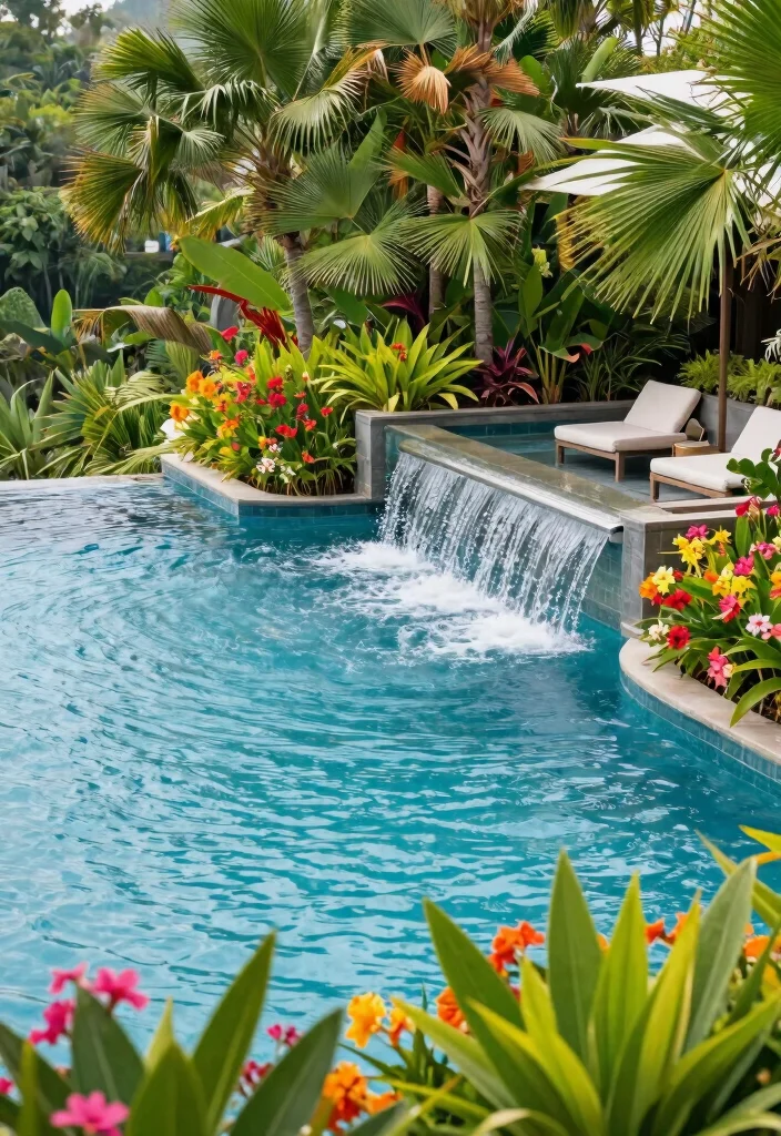 13 Modern Infinity Pool Ideas for Luxury Homes - 11. Infinity Pools with Integrated Landscaping 1