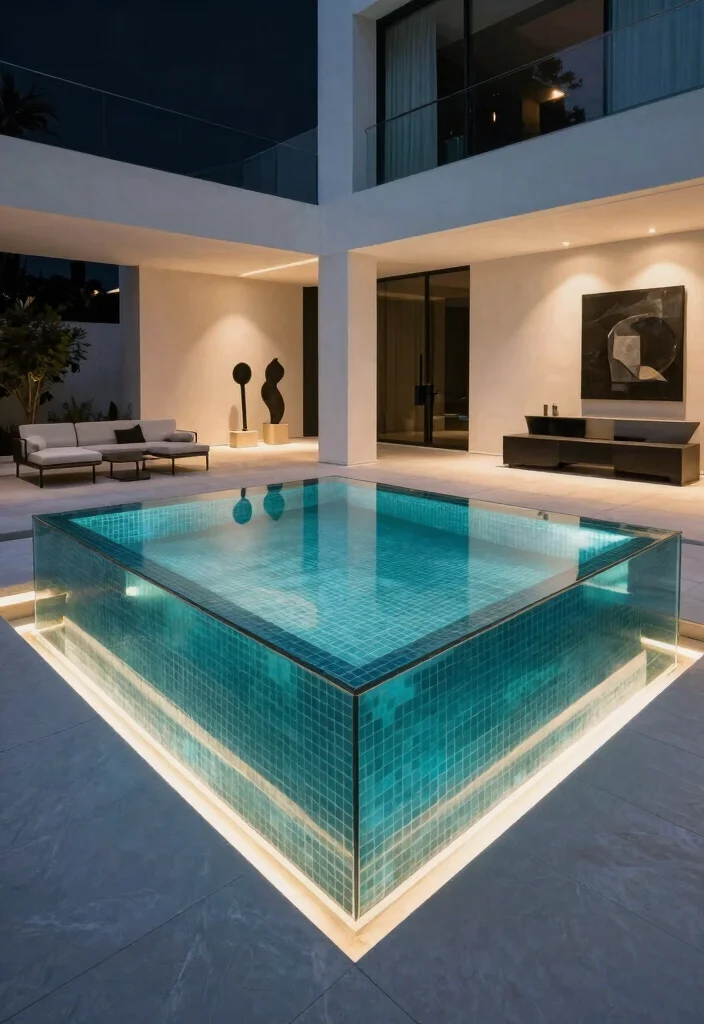 13 Modern Infinity Pool Ideas for Luxury Homes - 3. Modernist Marvel 1