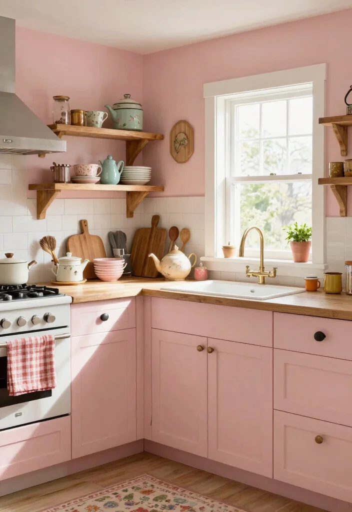 13 Neutral Paint Colors Every Farmhouse Kitchen Needs - 12. Soft Blush 1
