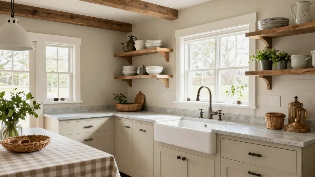 13 Neutral Paint Colors Every Farmhouse Kitchen Needs