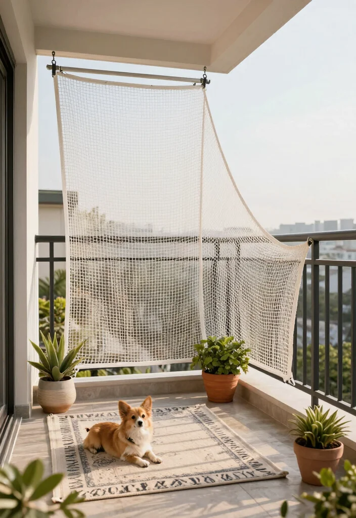13 Pet-Safe Balcony Nets for Urban Apartment Owners - 9. Retractable Balcony Nets 1