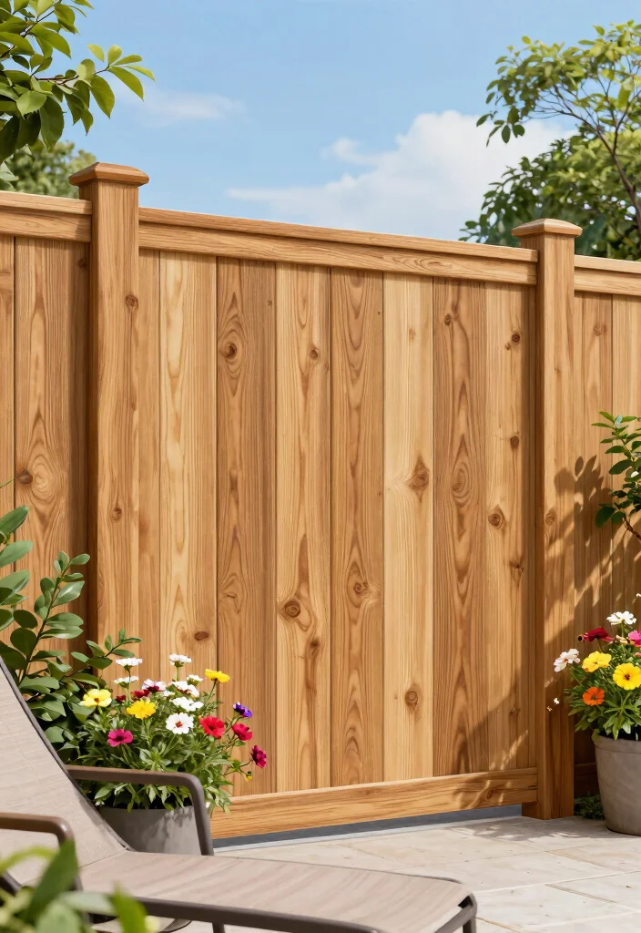 13 Realistic Wood-Look Vinyl Fencing for Perfectionists - 9. Maintenance-Free Durability 1