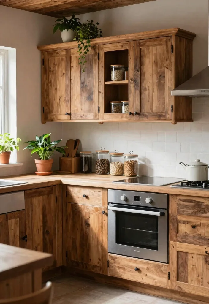14 Cottage Kitchen Designs for Gathering Families - 13. Eco-Friendly Solutions: Sustainable Style 1