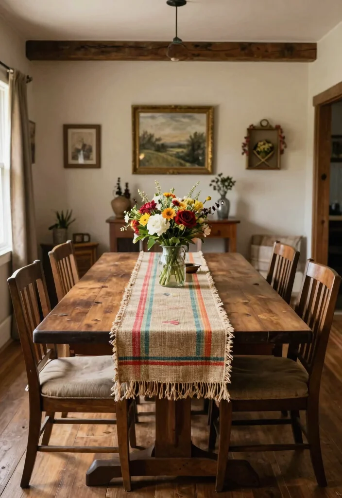 14 Dining Room Designs for Memorable Family Gatherings - 2. Farmhouse Table Designs 1