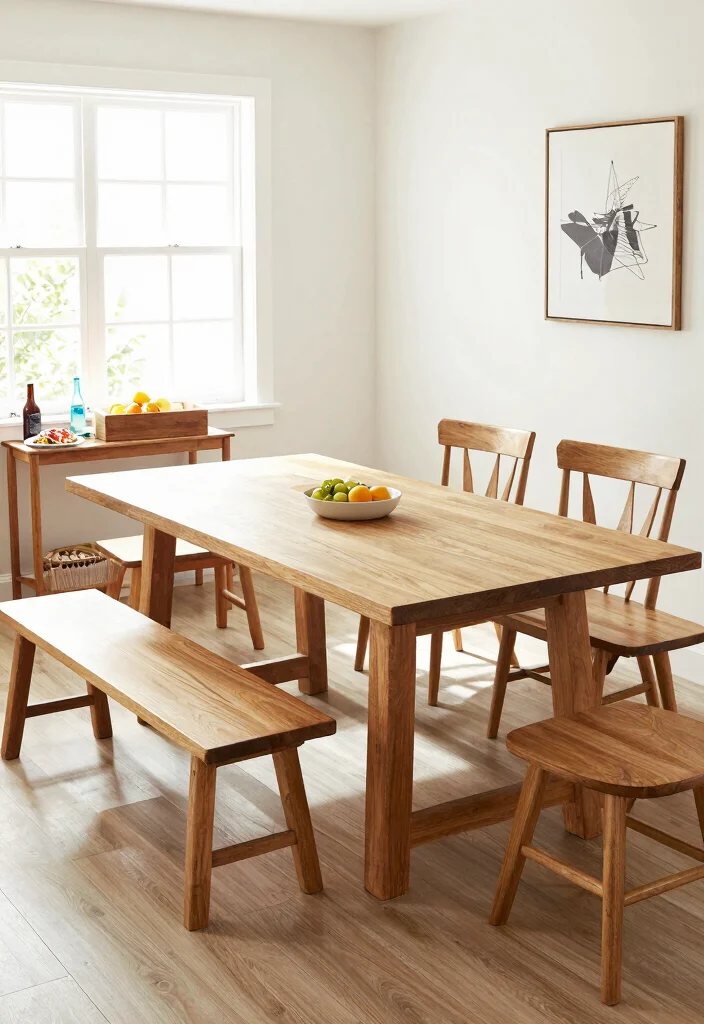 14 Dining Room Designs for Memorable Family Gatherings - 5. Functional Furniture Layout 1