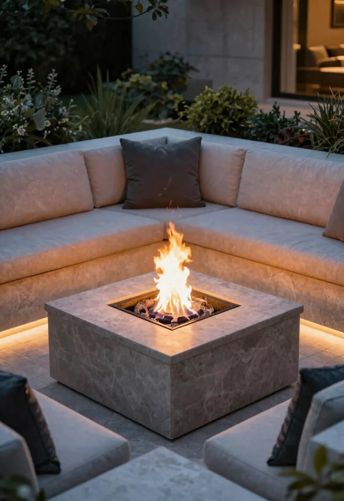14 Epic Large Fire Pit Designs to Impress Entertainer Guests - 10. Elevated Fire Pit 1