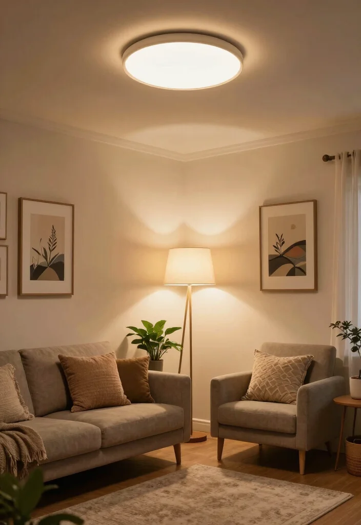 14 Living Room Lights That Make Small Spaces Feel Bigger - 11. Layered Lighting Techniques 1