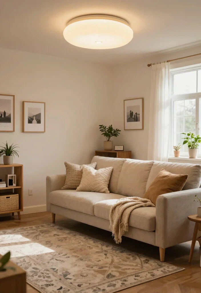 14 Living Room Lights That Make Small Spaces Feel Bigger - 14. Soft Diffusers for Gentle Light 1