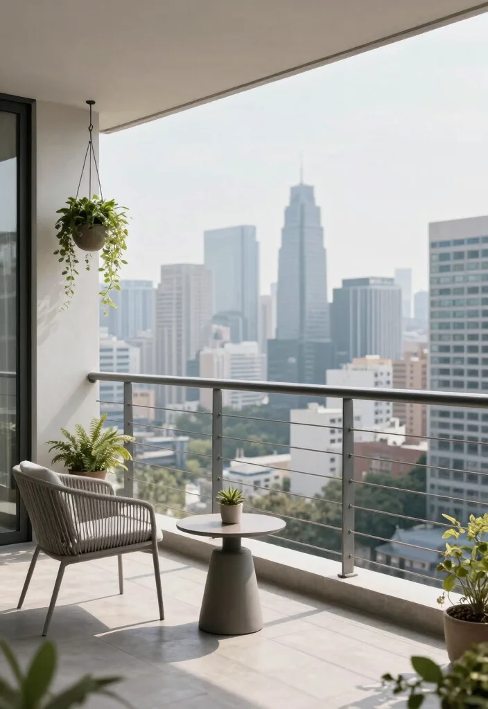 14 Sleek Balcony Railing Combos for City Living - 4. Cable Railings 1