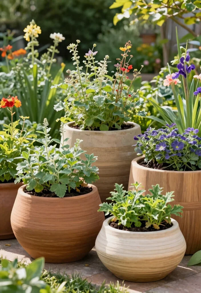 14 Statement Planters for Instagram-Worthy Yards - 14. Eco-Friendly Planters 1