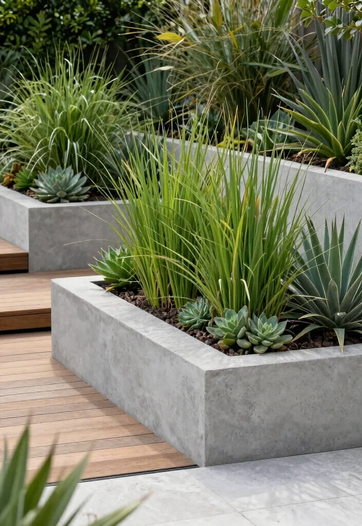 14 Statement Planters for Instagram-Worthy Yards - 3. Sleek Concrete Minimalism 1