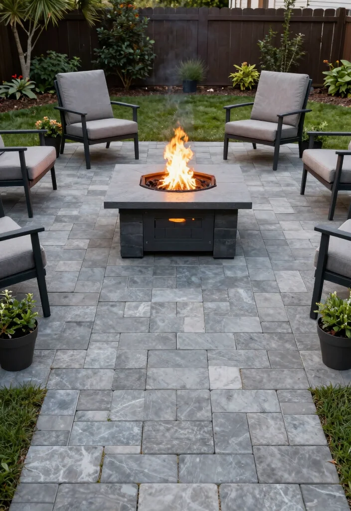 15 Budget-Friendly Fire Pit Ideas to Build Under $500 - 8. Fire Pit Surrounded by Pavers 1