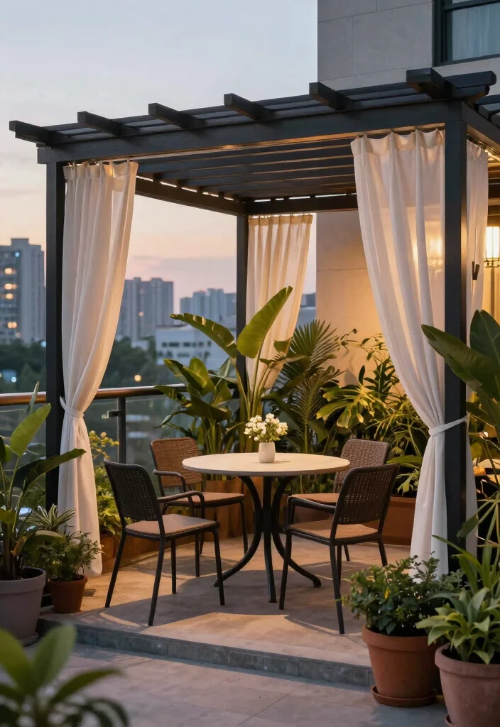 15 Compact Pergolas for Cramped Apartment Balconies - 9. Freestanding Pergola 1