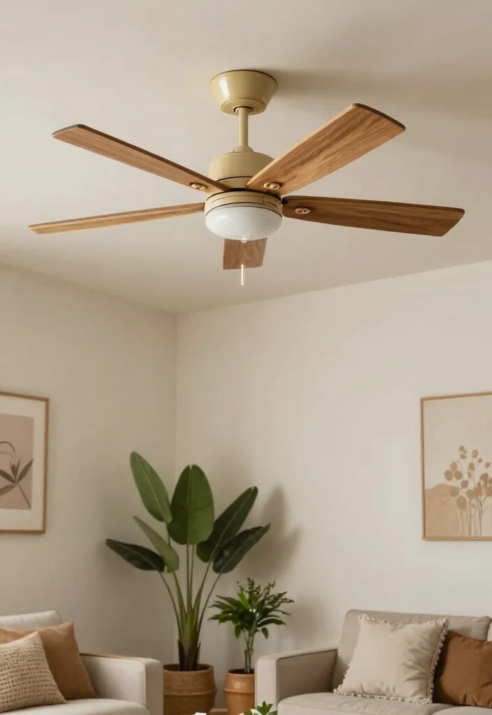 15 Farmhouse Ceiling Fans for Country-Home Fans - 15. Eco-Friendly Farmhouse Ceiling Fan 1