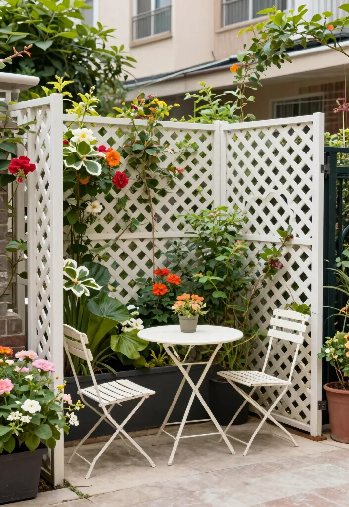 15 Low-Maintenance PVC Fencing for Lazy Gardeners - 6. Decorative Lattice Fence 1
