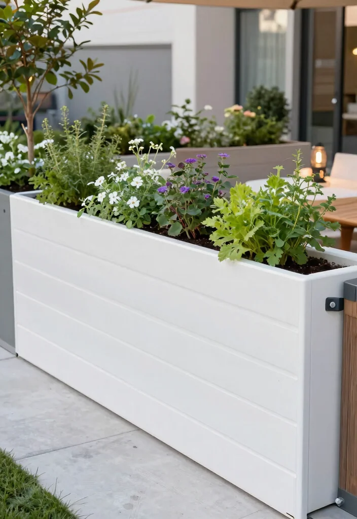 15 Low-Maintenance PVC Fencing for Lazy Gardeners - 8. Maintenance-Free Garden Wall 1