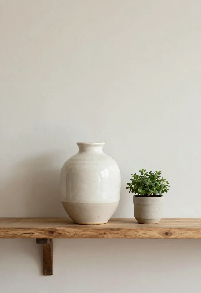 15 Styled Farmhouse Shelves for Design-Conscious Homeowners - 11. Simplistic Styling 1