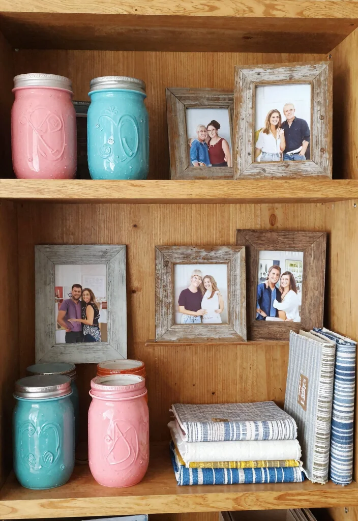 15 Styled Farmhouse Shelves for Design-Conscious Homeowners - 13. Creative DIY Ideas 1