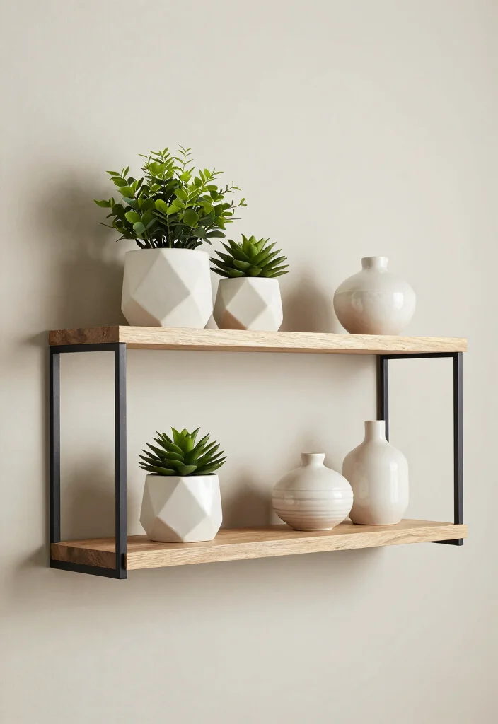 15 Styled Farmhouse Shelves for Design-Conscious Homeowners - 8. Contemporary Farmhouse Style 1