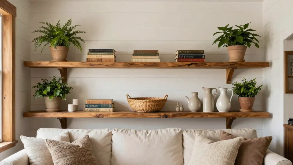 15 Styled Farmhouse Shelves for Design-Conscious Homeowners
