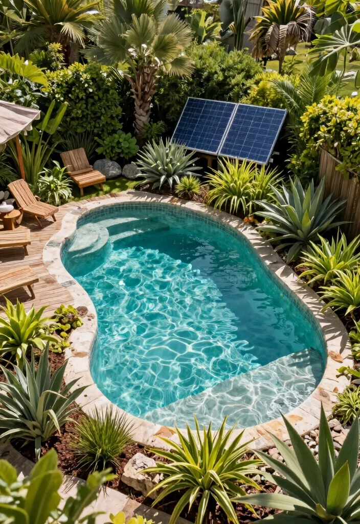 15 Tropical Lagoon Pool Designs for Paradise Seekers - 11. Sustainable Lagoon Pools 1