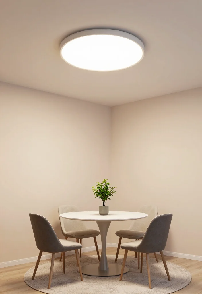 16 Energy-Efficient LED Options for Budget-Conscious Homeowners - 1. Sleek Flush-Mount LED Light 1