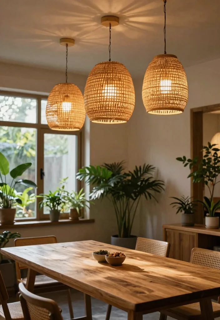16 Energy-Efficient LED Options for Budget-Conscious Homeowners - 12. Eco-Friendly Bamboo Ceiling Lights 1