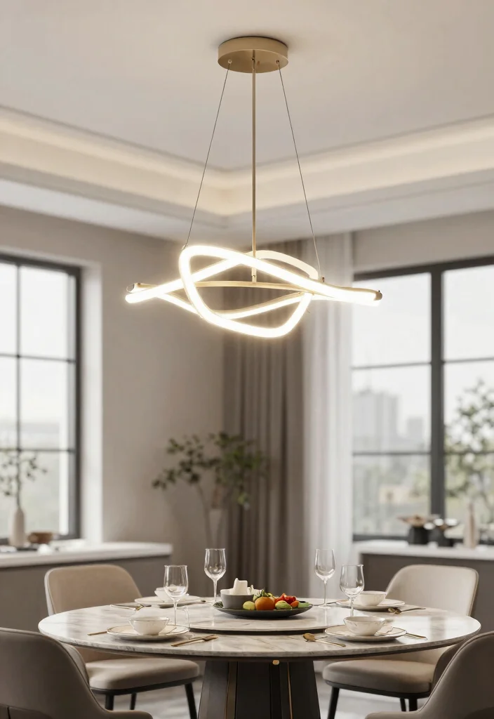 16 Energy-Efficient LED Options for Budget-Conscious Homeowners - 14. Creative LED Chandelier Designs 1